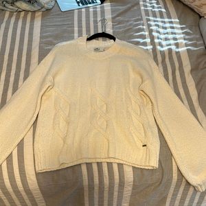 White Hollister sweater, Size Small